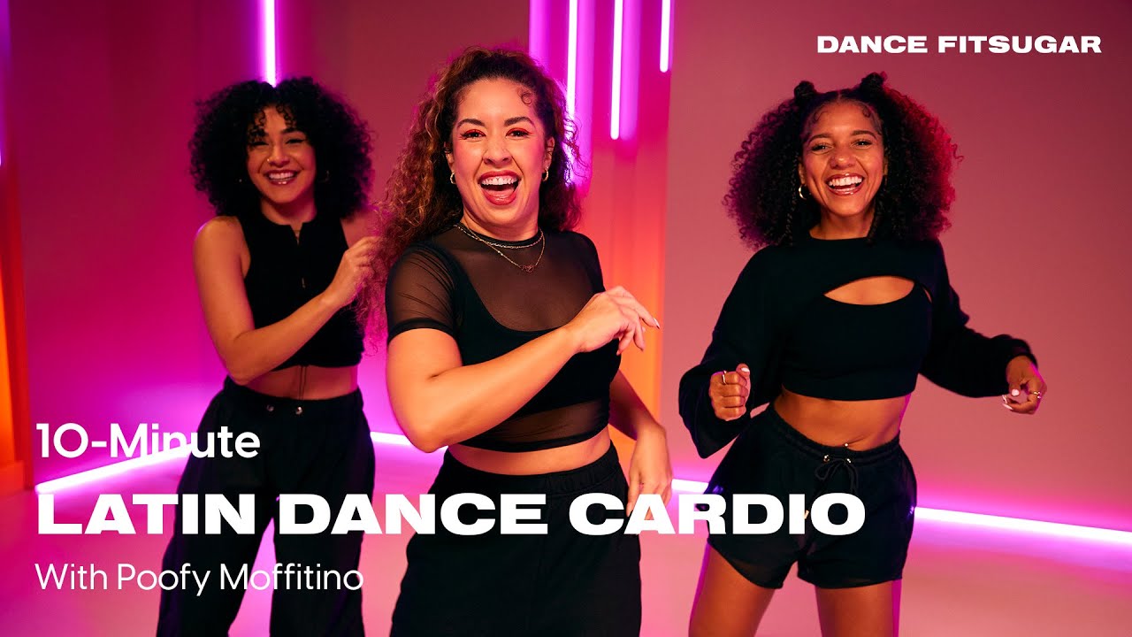 10-Minute Latin-Inspired Dance Cardio Workout With Poofy Moffitino | POPSUGAR FITNESS