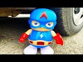Crushing Crunchy &amp; Soft Things by Car! Experiment Car Vs Captain Superhero