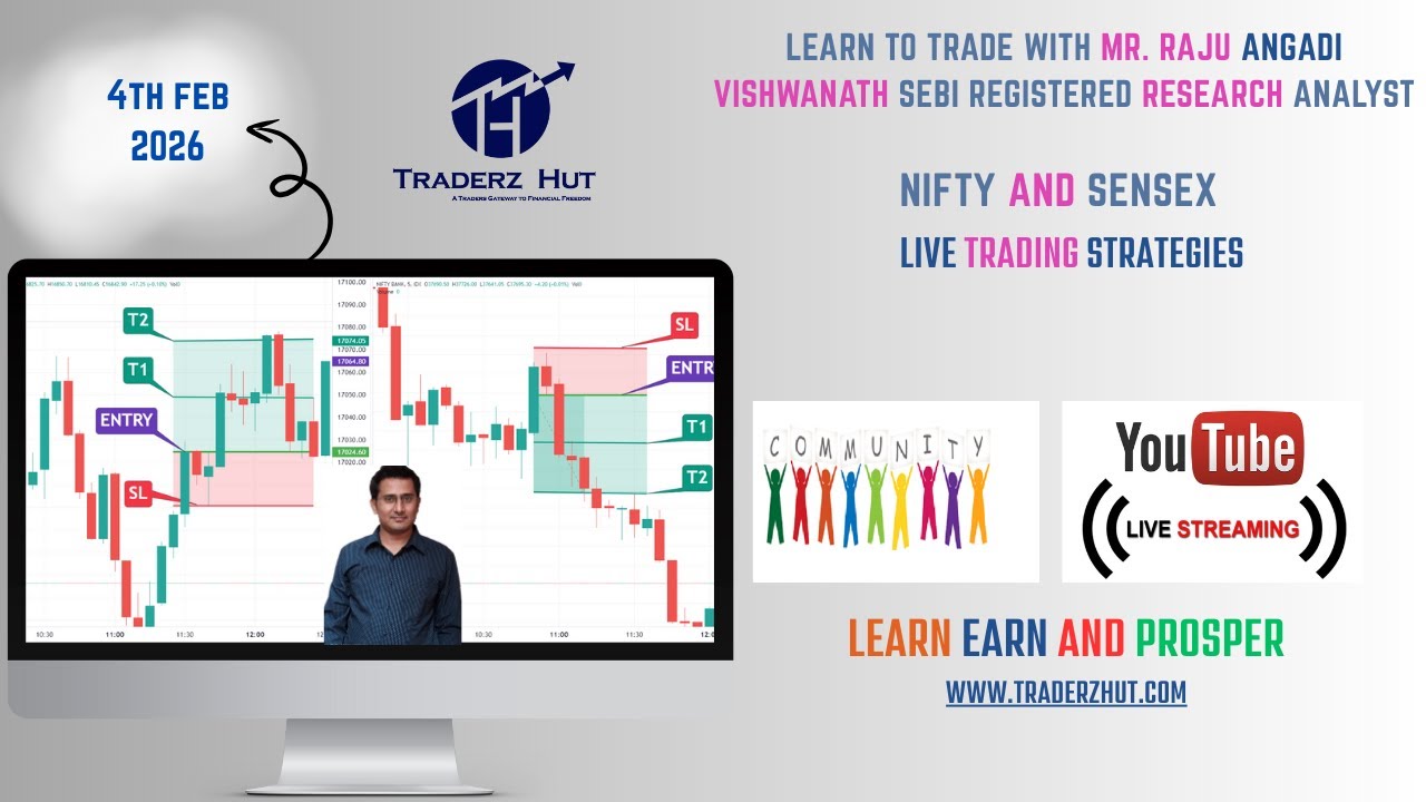 Live Nifty expiry intraday trading | sensex  live trading | Live options trading | 04 FEB 2026
