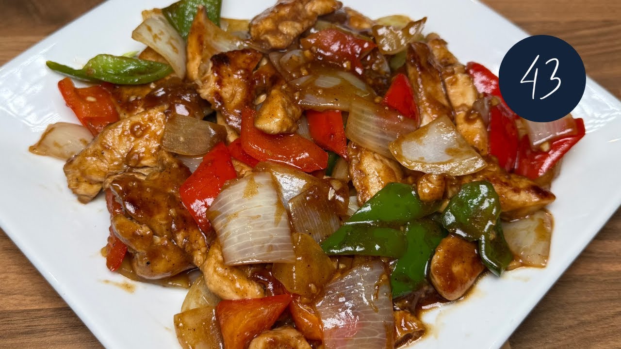 Chinese Black Pepper Chicken Recipe