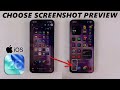 How To Enable / Disable Full Screenshot Previews In iOS 26