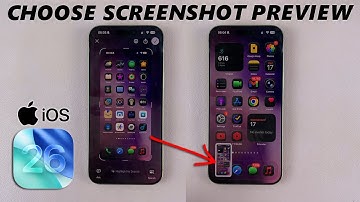 How To Enable / Disable Full Screenshot Previews In iOS 26