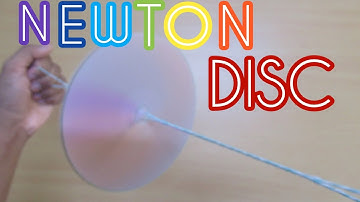 How to make Newtons Disc | Newtons Disc | Disappearing colour disc | Physics Experiment |