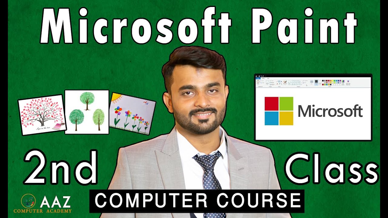 Microsoft Paint Complete Tutorial | Basic Computer Course - YouTube