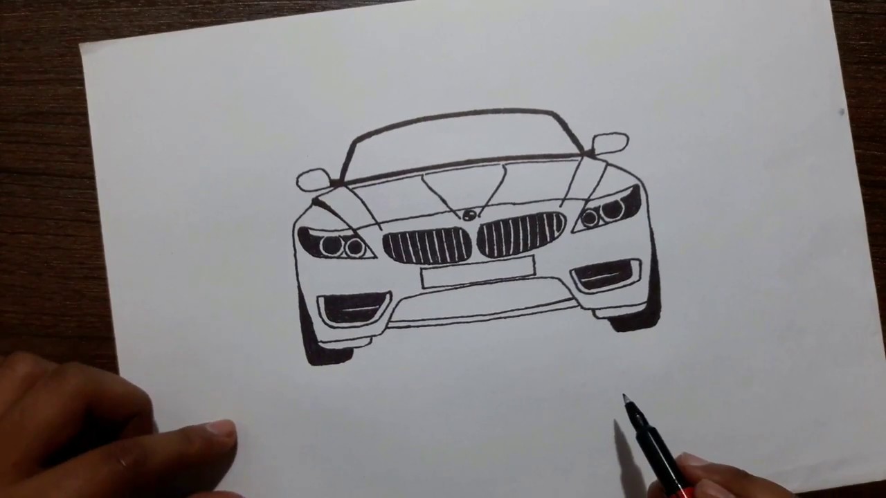 Creative Car Drawings And Sketches Bmw for Beginner
