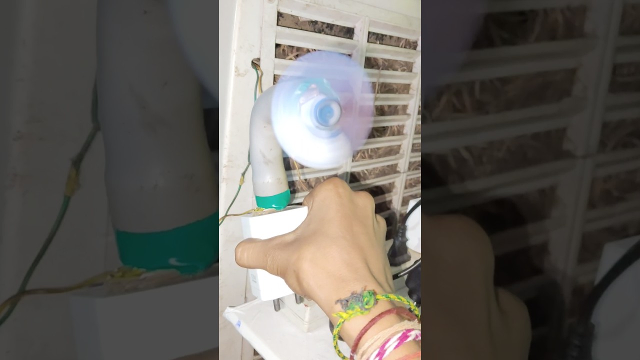 Я сделал самодельный USB-вентилятор, используя только ПВХ-трубу