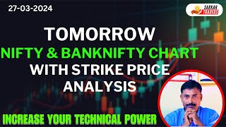 TOMORROW NIFTY PREDICTION AND BANKNIFTY CHART ANALYSIS | PIN-POINT TRADING LEVELS 🤡👾👀