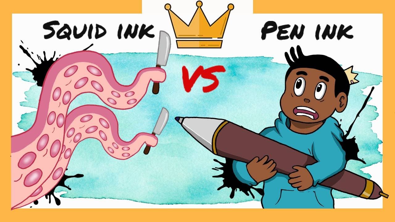 What's the Difference: Squid Ink vs Pen ink