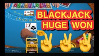 Blackjack Huge Won Just Fun Crazy Time