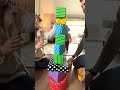 Build the Block Tower before Baby Destroys it!