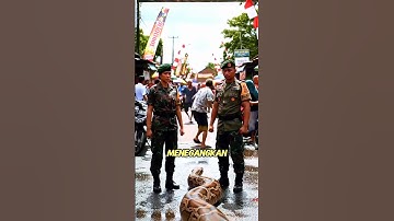 Tentara dihadang Ular Piton Berukuran 10 meter‼️#kisahnyata #fyp #viralshort