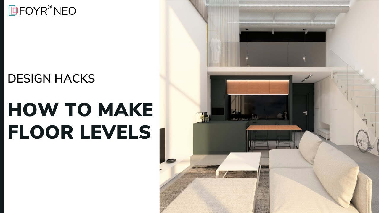 How to Make Floor Levels Using Shapes and Resize Feature | Foyr Neo ...