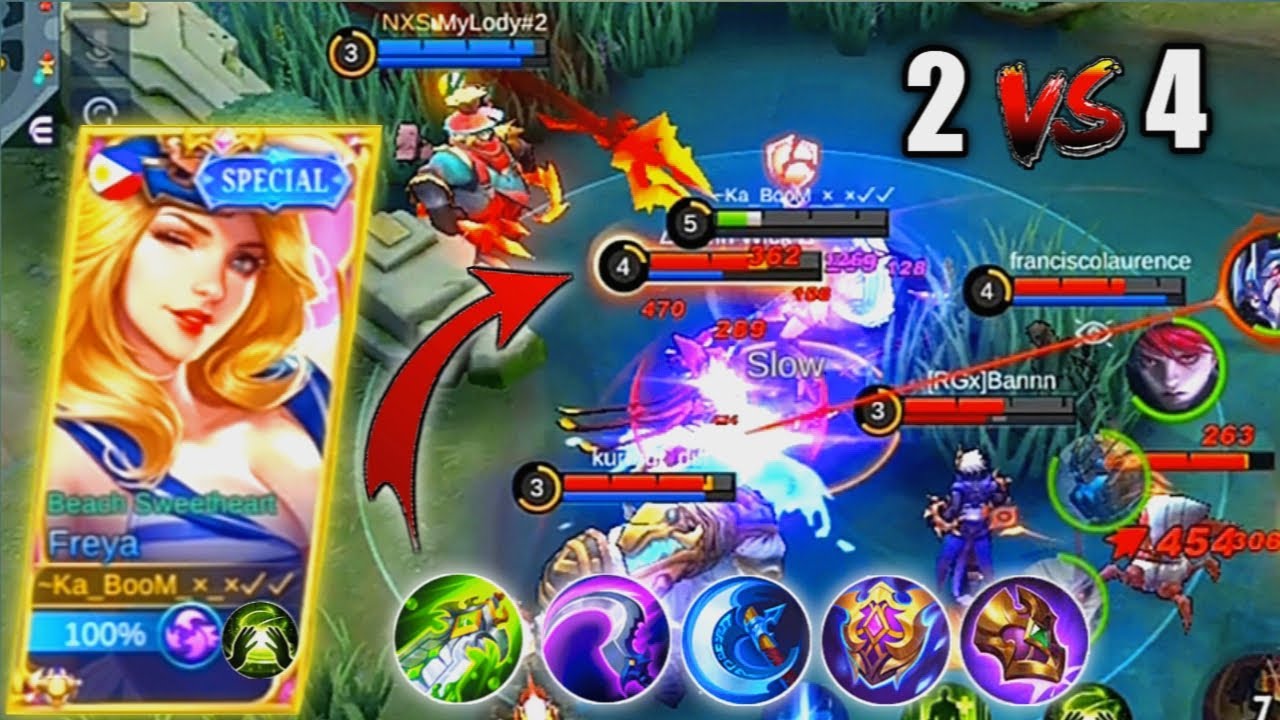 Hack Damage 🔥|One hit Combo Build|Critical Damage is Insane🔥|Top Global Freya