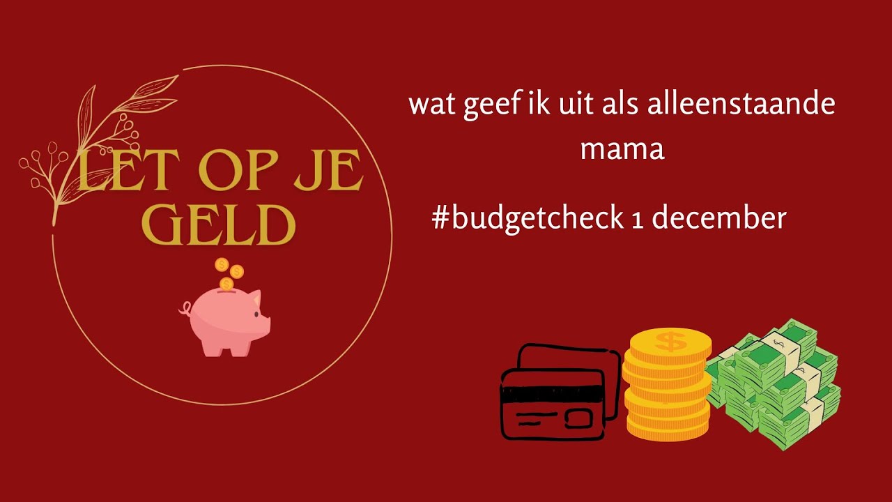 waar geef ik mijn geld aan uit in december #budgetcheck