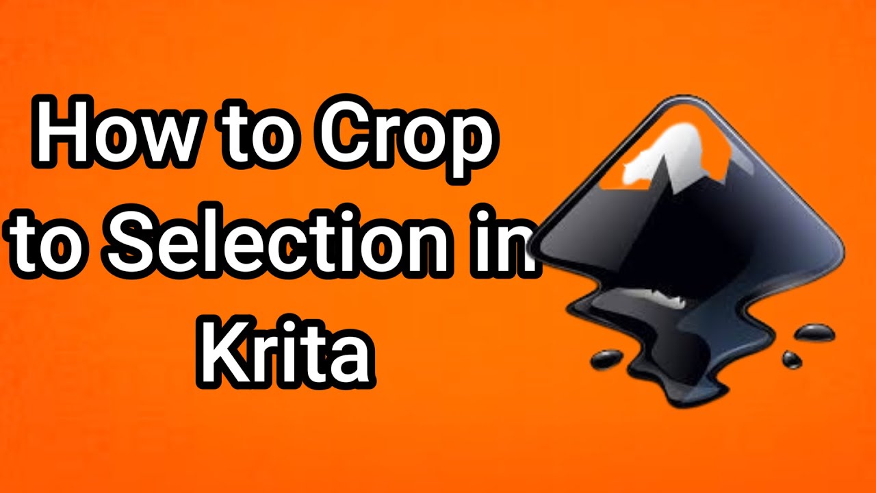 How to Crop to Selection in Krita