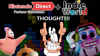 My Thoughts on the Nintendo Partner Showcase + Indie World Direct