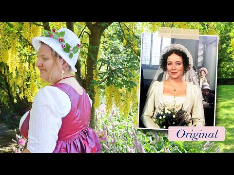 Making Elizabeth's Wedding Bonnet from Pride and Prejudice || Wire Frame Regency Bonnet