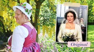 Making Elizabeths Wedding Bonnet from Pride and Prejudice || Wire Frame Regency Bonnet