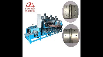 automatic door hinge polishing machine, steel hinge buffing machinery