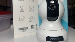 Conico Wireless home security camera 1080p pan tilt two way audio
