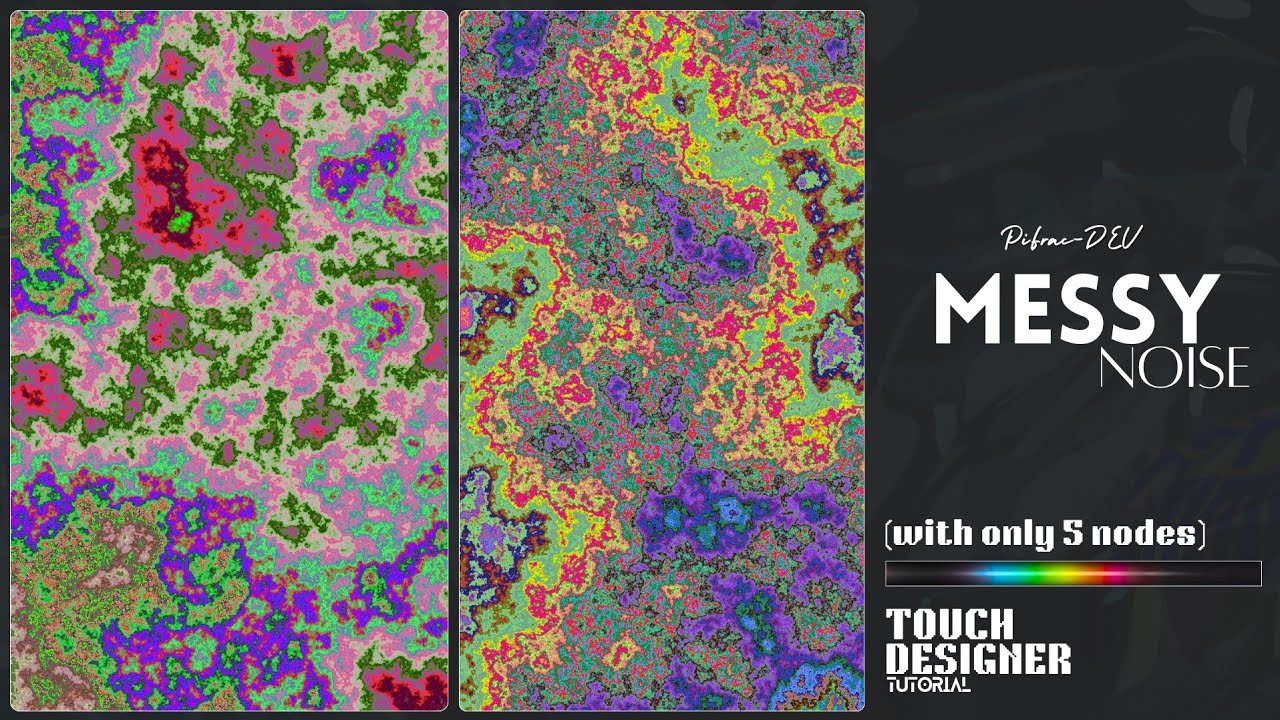Create Stunning Noise Fractals with Only 5 Nodes in TOUCHDESIGNER - YouTube
