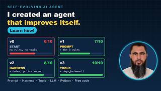 I Created an AI Agent That Improves Itself. Learn How! (6/10 → 10/10)