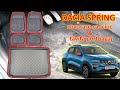 Dacia Spring - Covorașe de cauciuc plus tăviță portbagaj (auto rubber carpet, trunk rubber carpet)