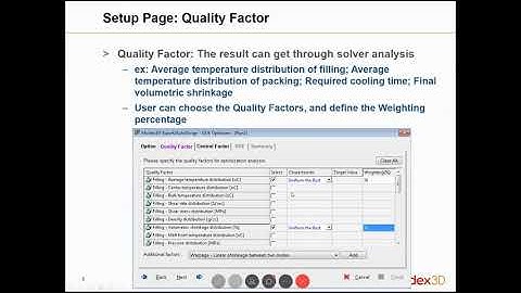 Moldex3D ITALIA - Webinar Optimal Design Parameters for Molded injection Parts
