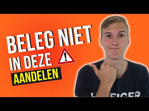 5 AANDELEN om NIET in te BELEGGEN