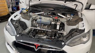 Tesla Model S Subwoofer Wiring Install
