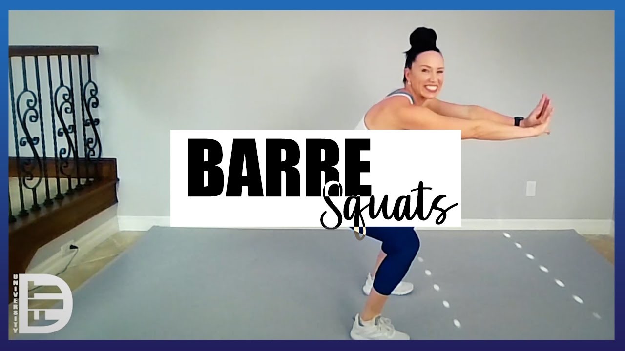 Barre - Squats - Groove Is In The Heart - Deee Lite DanceFit University - Y...