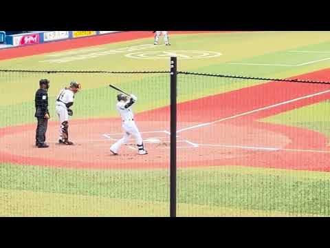 12球団合同トライアウト シート打撃『投手: 元楽天・桜井周斗   打者: 元広島・曽根海成 & 元ロッテ・菅野剛士 』