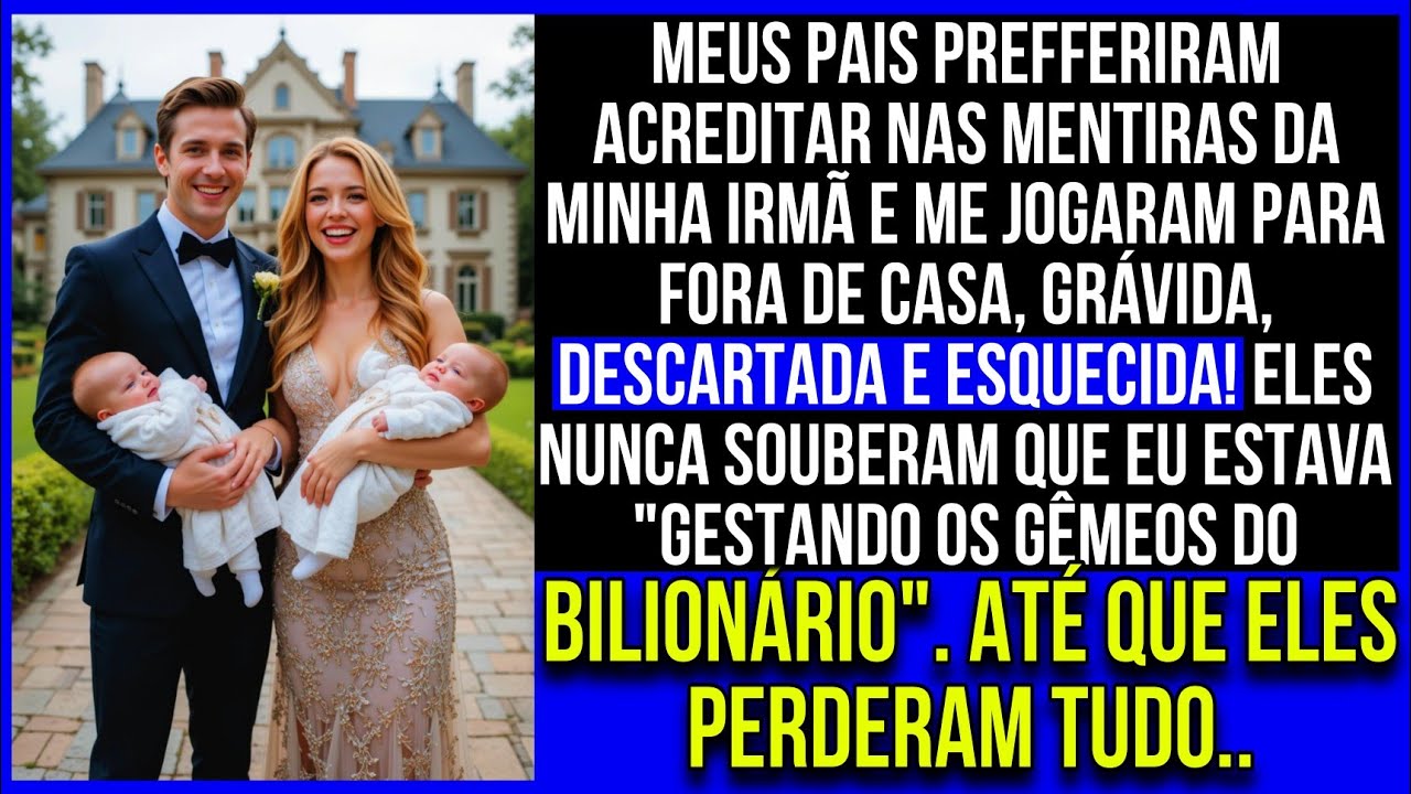 Meus pais acreditaram nas mentiras e me expulsaram enquanto eu carregava a linhagem de um bilionário