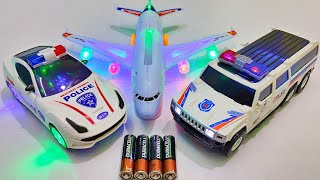 3D Lights Airbus A38O and 3D Lights Police Car Unboxing | airbus a38O | aeroplane | police car