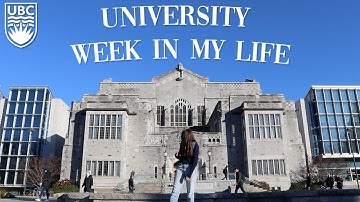 College Week in My Life as a Commuter Student || University of British Columbia (UBC)