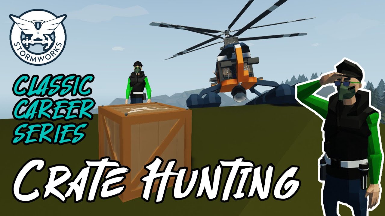 Island Hopping w/ the Helicopter to Look for Crates! [S3E21] STORMWORKS