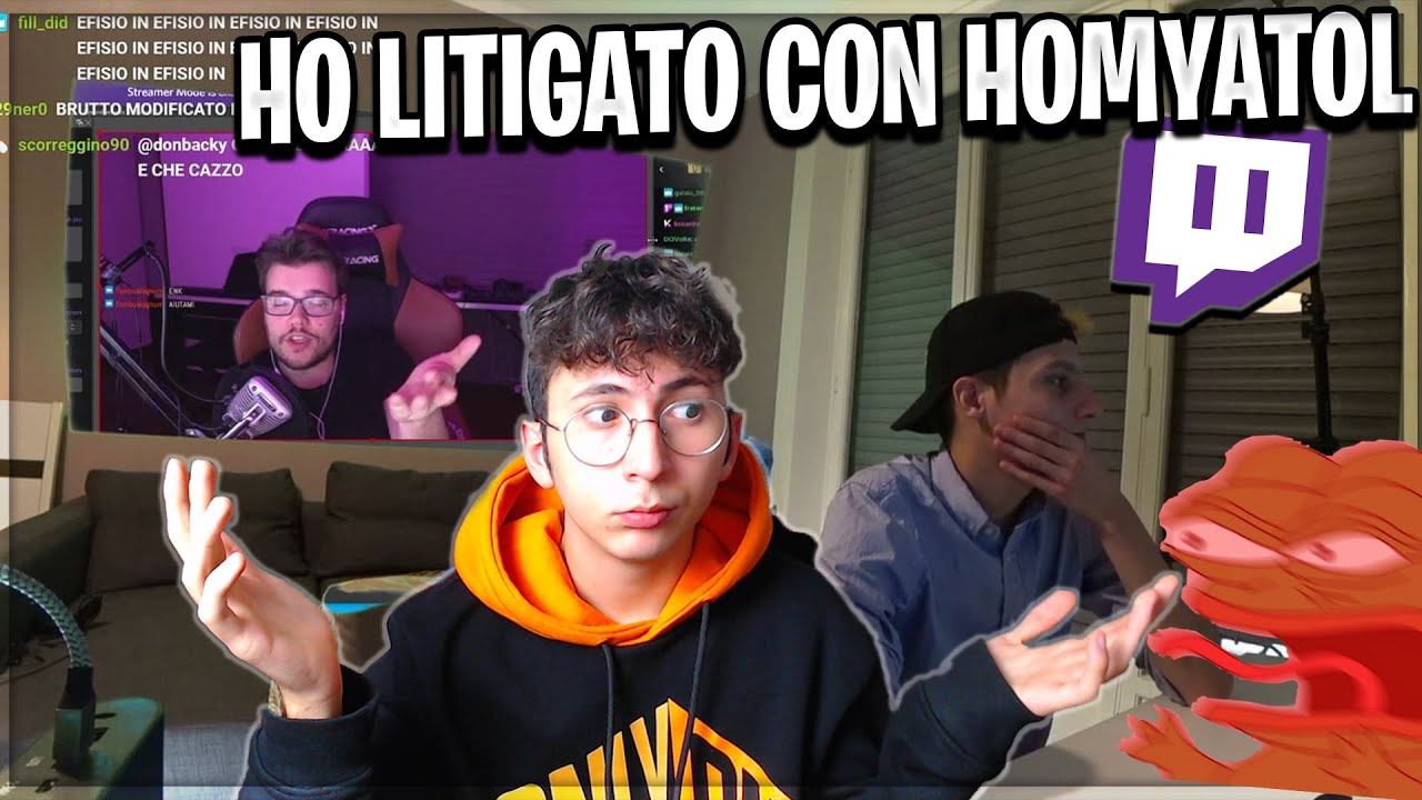HO LITIGATO CON HOMYATOL IN LIVE SU TWITCH! *no clickbait*