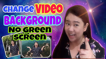 HOW TO CHANGE VIDEO BACKGROUND WITHOUT USING GREEN SCREEN ON IPHONE #howto  #editingtutorial