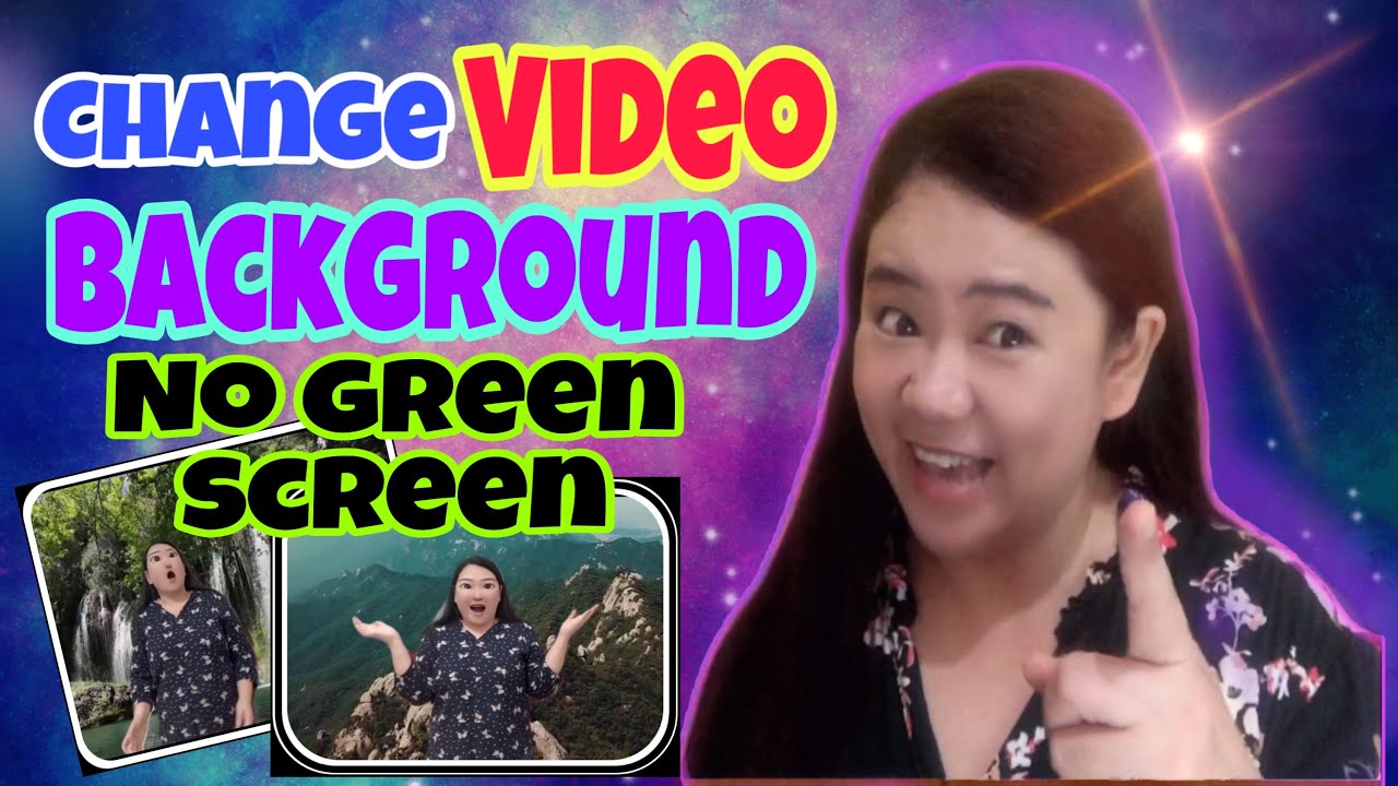 HOW TO CHANGE VIDEO BACKGROUND WITHOUT USING GREEN SCREEN ON IPHONE 