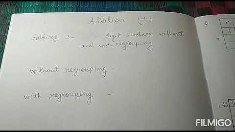 Maths.    STD -3   Lesson -2.   Addition