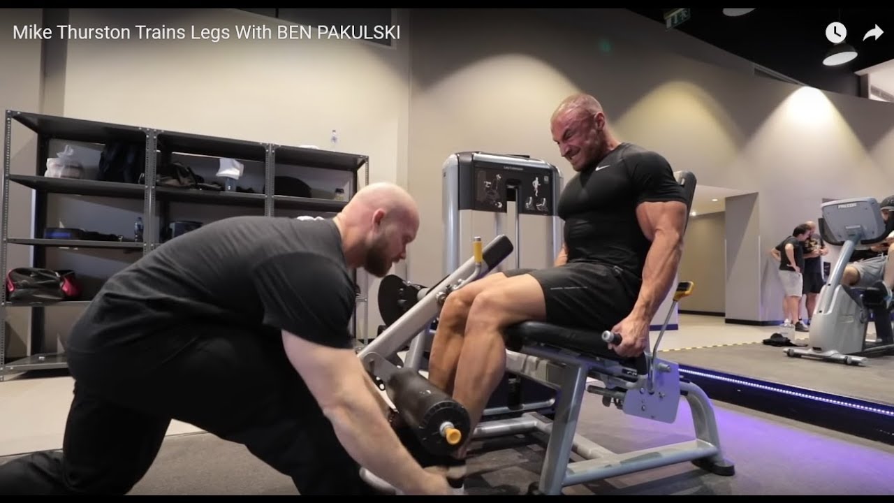 athletenschmiede Mike Thurston Trains Legs With BEN PAKULSKI... But Not Really