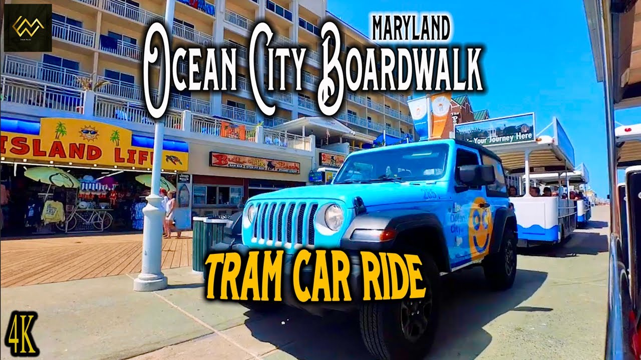 ocean-city-maryland-boardwalk-tram-full-ride-4k-youtube