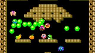 バブルボブル / Bubble Bobble ALL (True Ending) part 1 of 6 screenshot 5