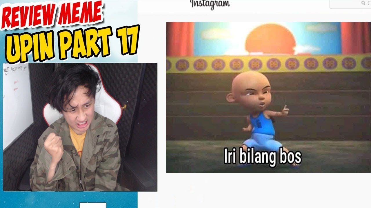 30 Ide Keren Stiker  Upin  Ipin  Iri Bilang Bos Aneka 