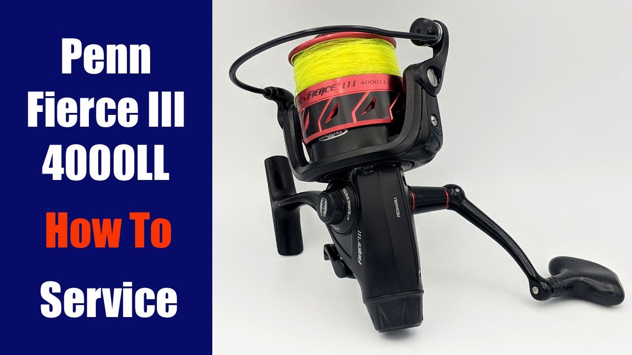 Penn Fierce III 4000LL Live Liner Fishing Reel - How to Service