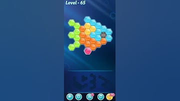BLOCK! Hexa Puzzle! 5 Mania Level 65 (Basic) - Lösung Solution Walkthrough