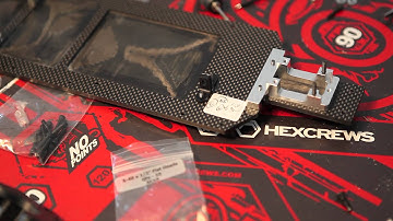 How to Build an X Factory SCX-60 CF RC Car Part 10 Bag D Attaching Transmission to Chassis