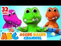 Five Little Crocodiles + Hindi Nursery Rhyme Song for Kids by Acche Bache Channel