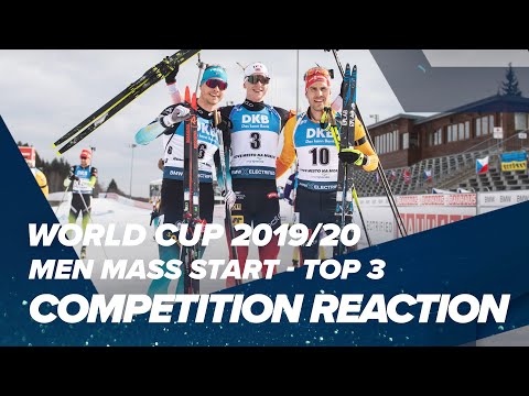 NMNM20 Men Mass Start top 3 Reactions