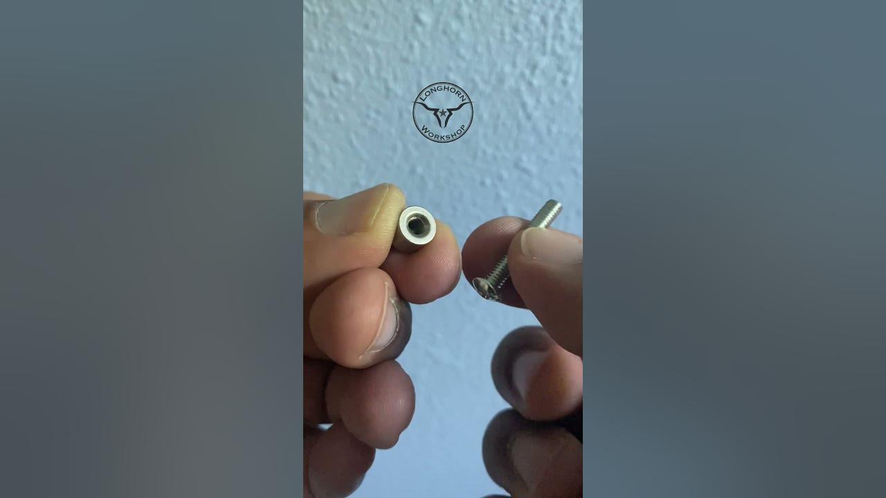 How to cut machine screws without damaging the threads shorts 